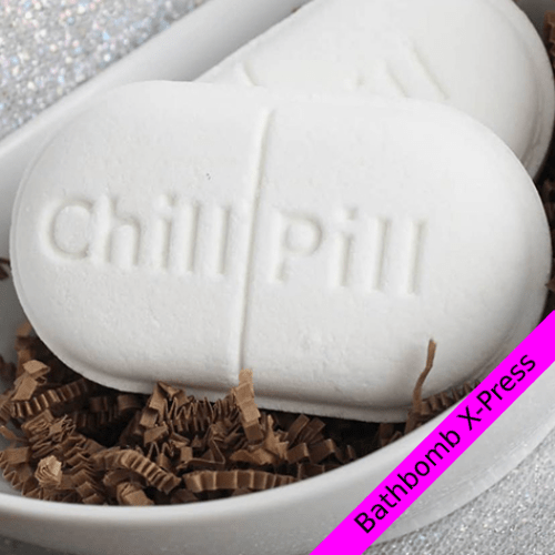 Chill Pill Bath Bomb Mold Set. 3 Sizes. Makes 2”, 2.5” And 3.25