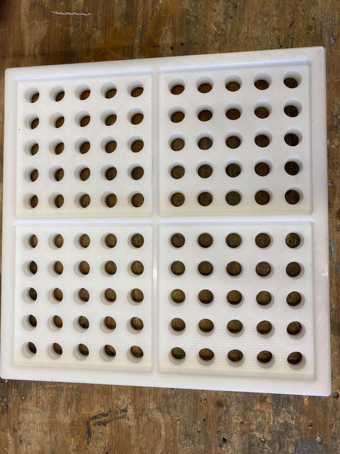 Small .15 round lip balm tray 4 quadrant Bath Bomb XPress Bath