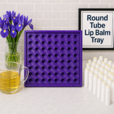Silicone .15 round lip balm tray