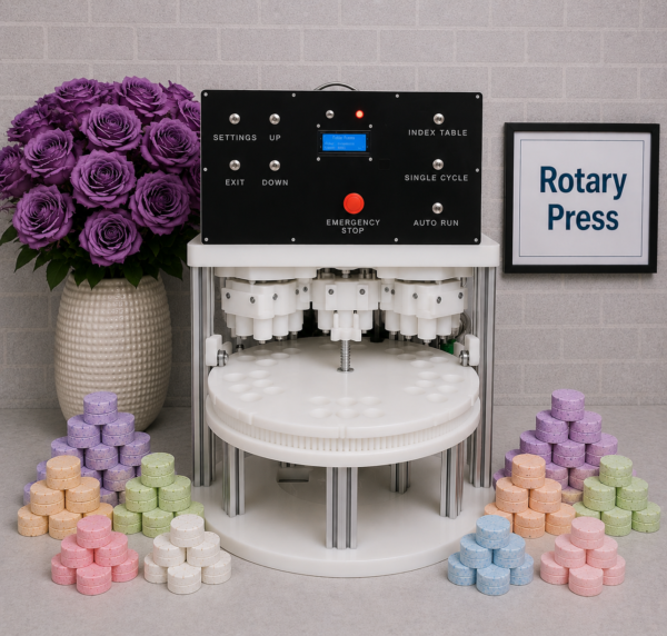 Rotary Press – Bath Bomb X-Press – Bath Bomb Presses and Molds
